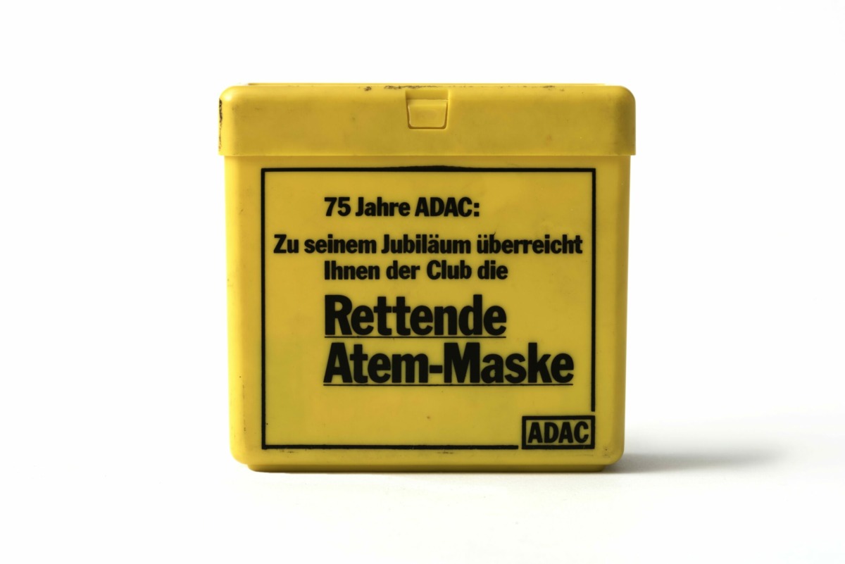 Rettende Atem-Maske zum 75. Jubiläum des ADAC, 1978