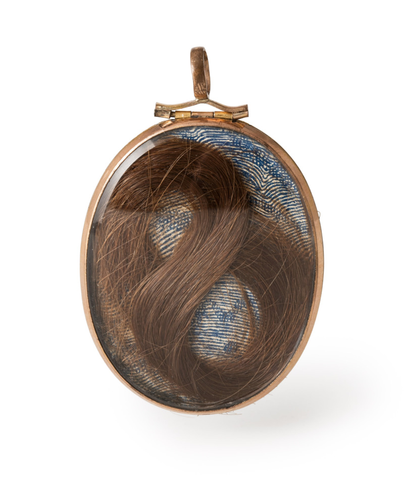 Medaillon mit Haarlocke