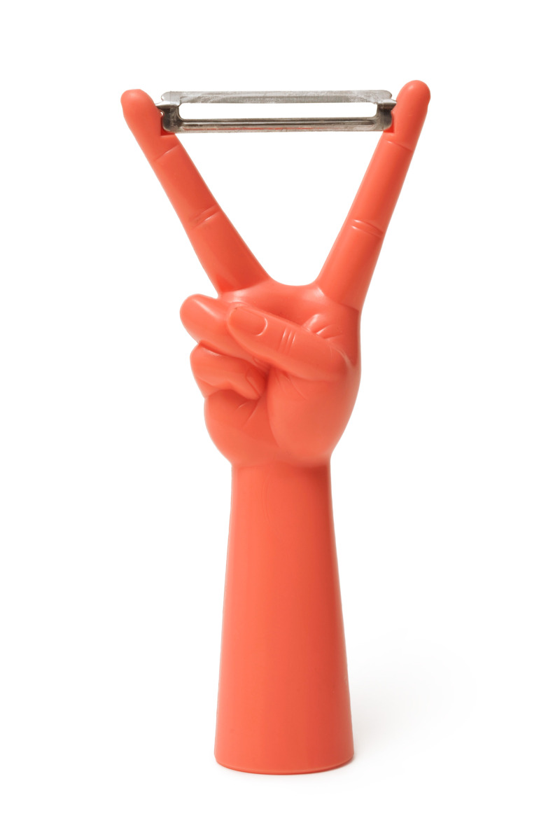 Schäler in Form einer Hand