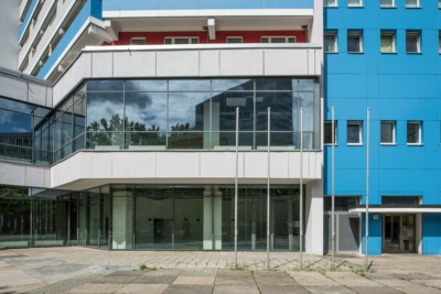 Der Interimsstandort des Werkbundarchiv – Museum der Dinge an der Leipziger Straße 54 in Berlin-Mitte wird aktuell aufgebaut