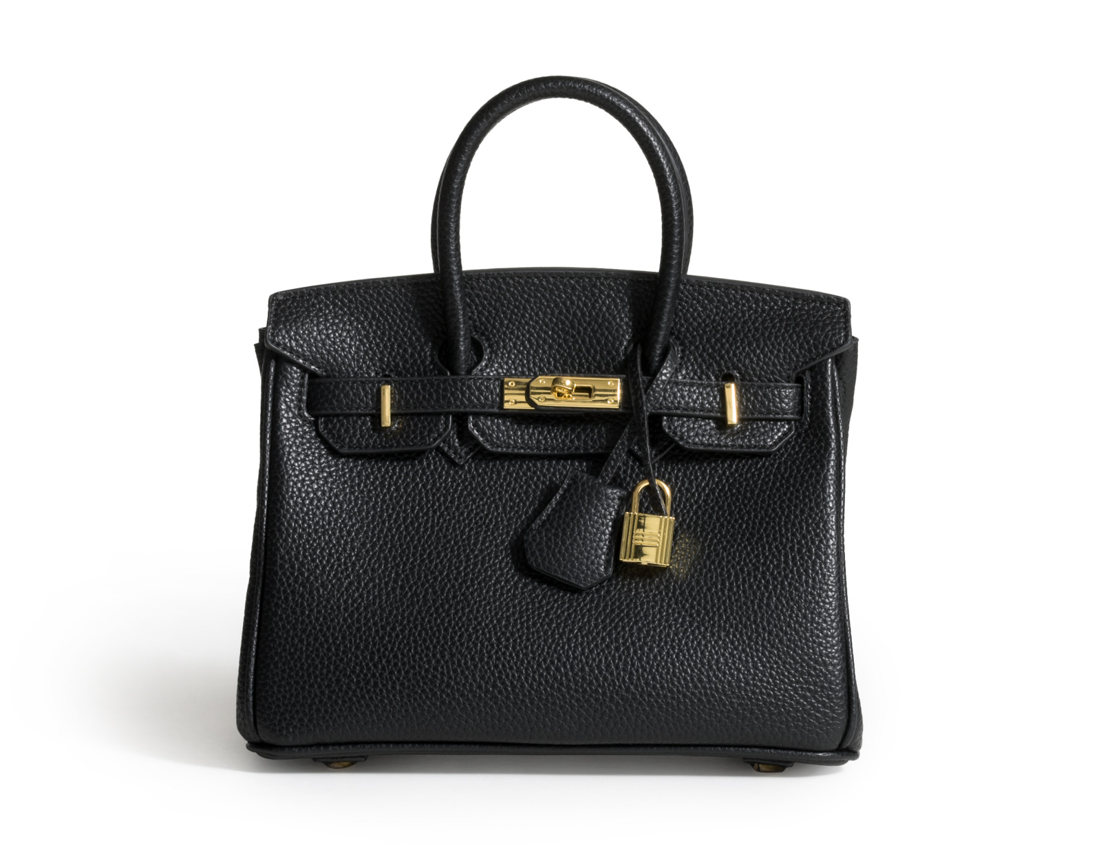 Luxus Leder Handtasche in Birkin Bag Optik