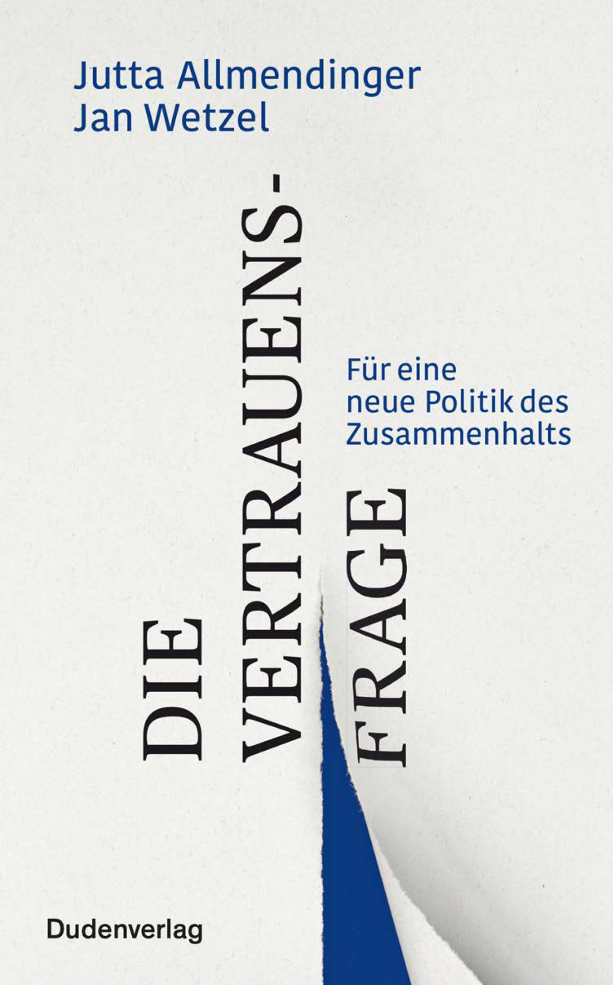 Buchcover Die Vertrauensfrage