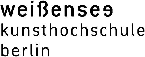 Logo schwarz kunsthochschule weißensee berlin