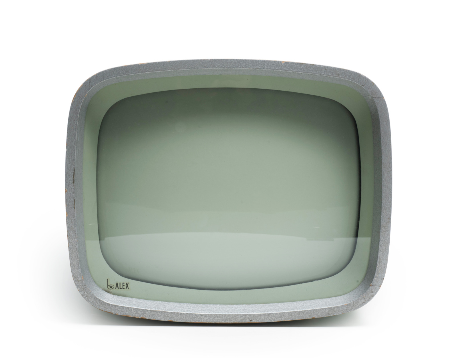 Fernseher mit abgerundeten Kanten aus den 1950er Jahren